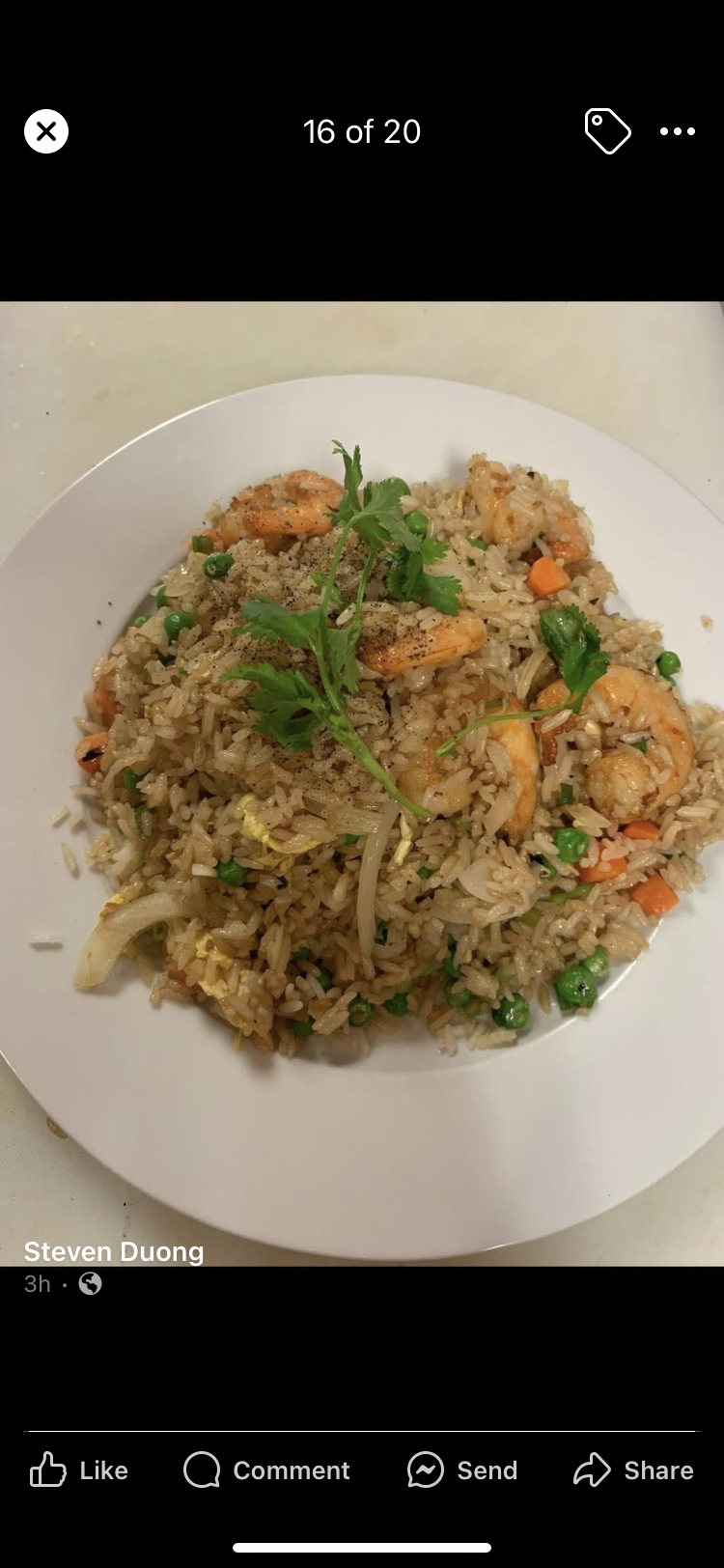 F8/ shrimp fried rice- com chien Tom.