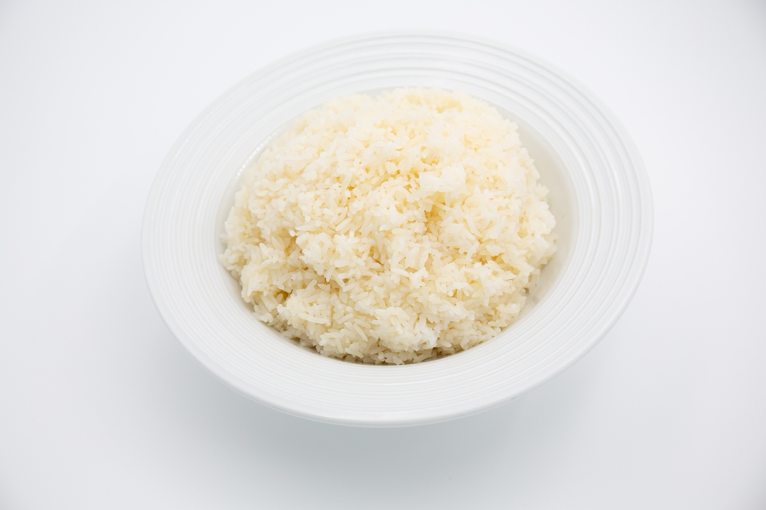 (L) White Rice.