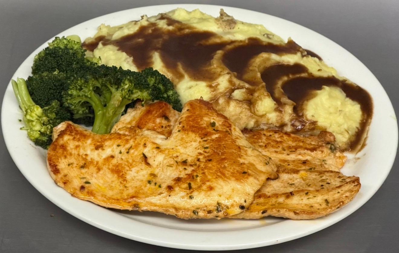 Grilled Chicken Breast Dinner.