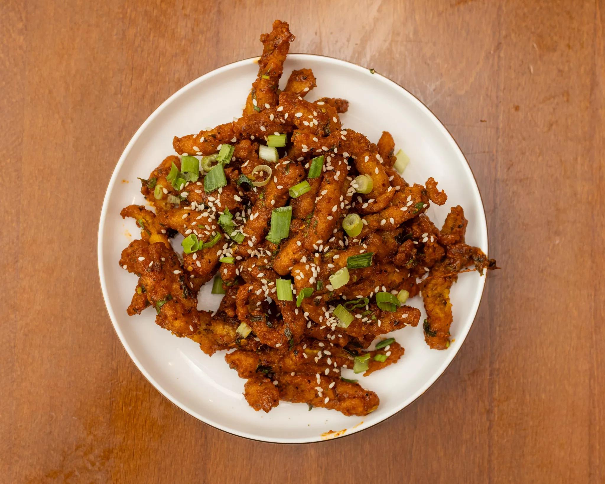 Baby-Corn Manchurian.