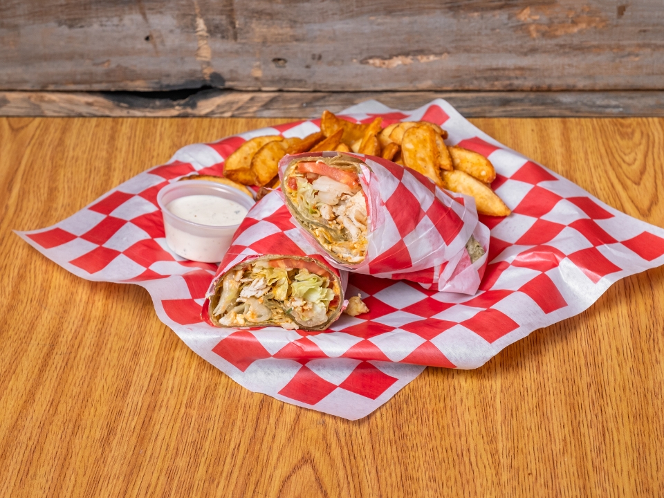 Chicken Feta Wrap.