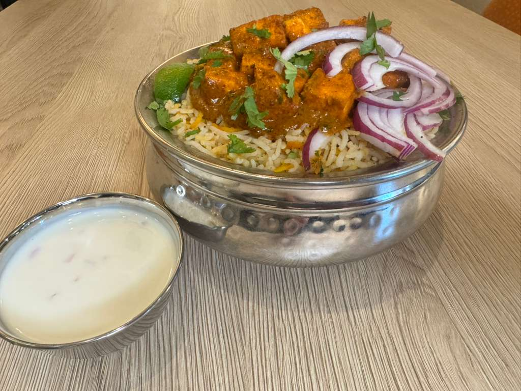 Gongura Paneer Biryani.