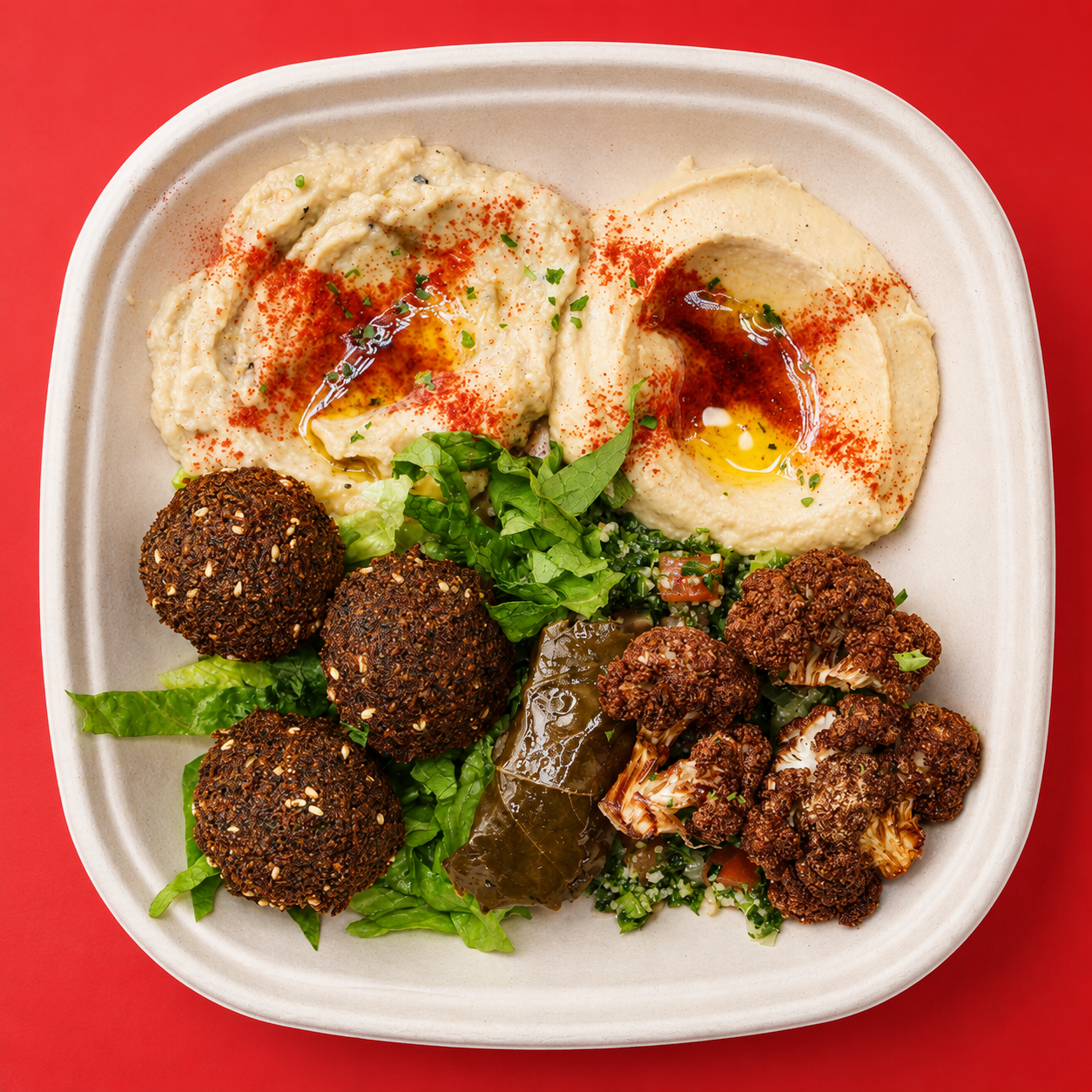 Lebanese Mezze Plate (Veg).