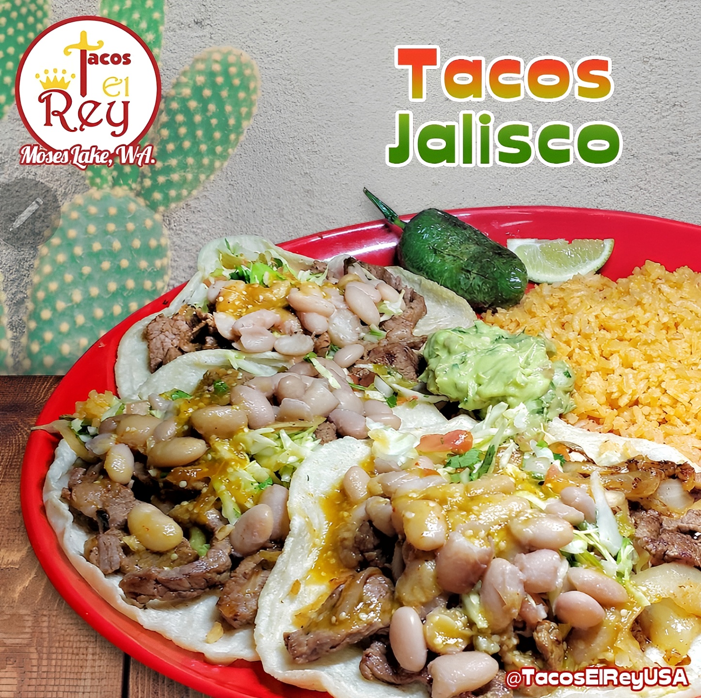 Tacos Jalisco Combo.