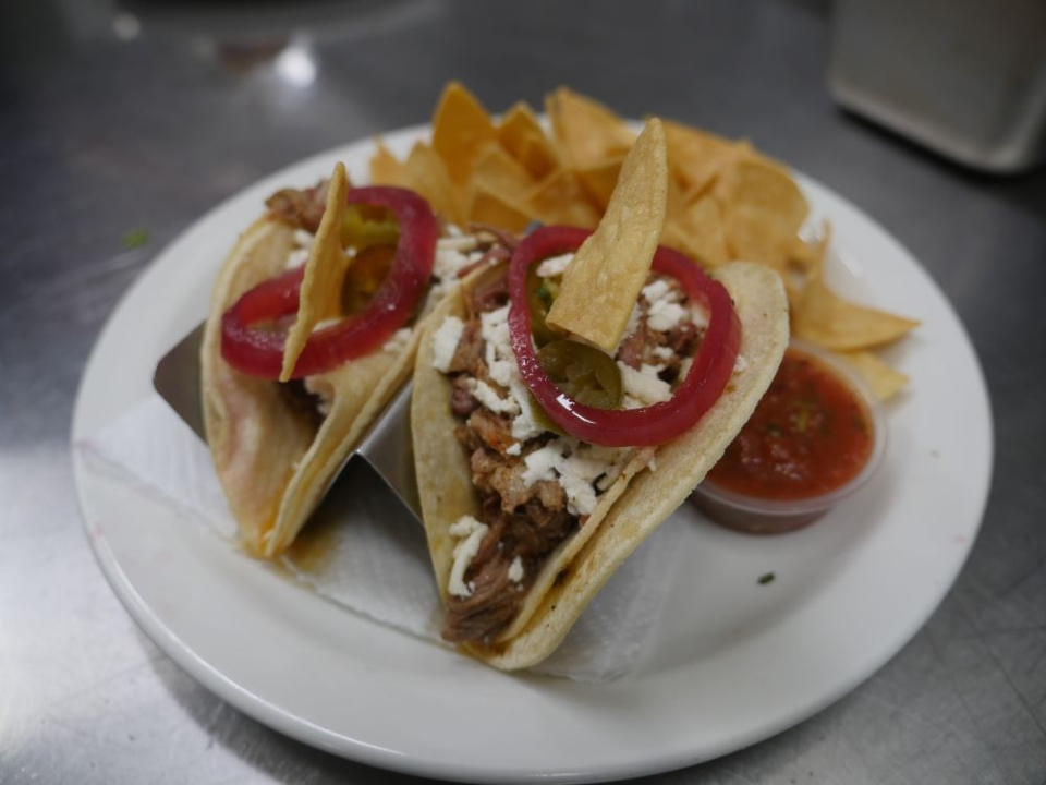 Smoked Brisket Tacos.