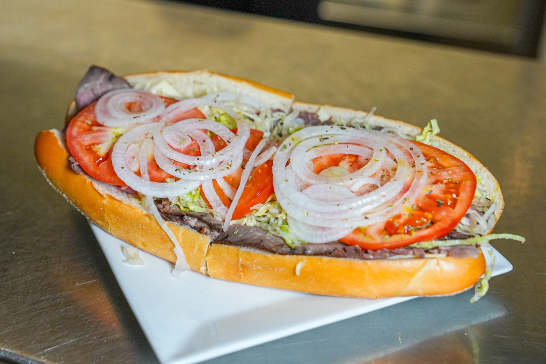 Roast Beef and Cheese Cold Hoagie.