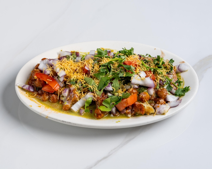 Aloo Tikki Chaat.