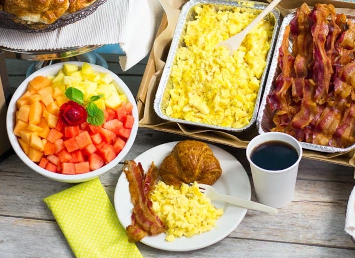 Deluxe Scrambled Egg Breakfast.