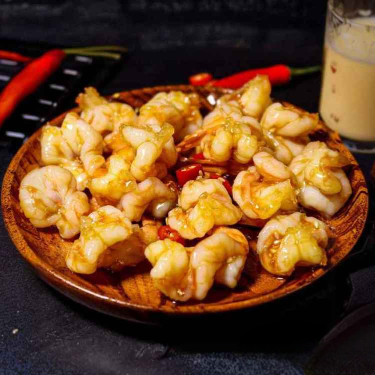 SF4. 陳皮蝦球/Crispy Orange Flavor Shrimp.