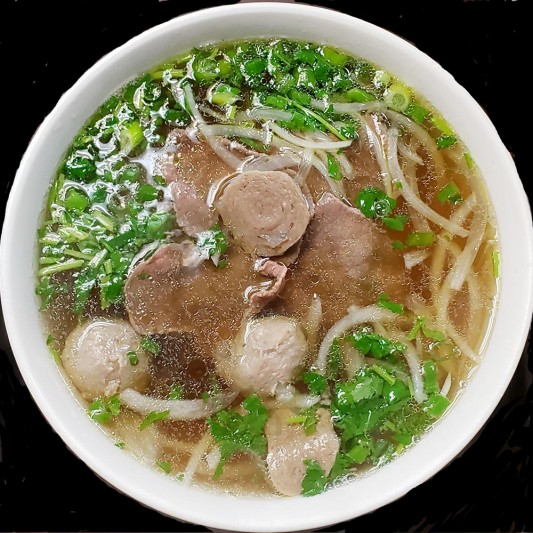 P2. Pho Beef & Meatballs - Phở Tai Bò Viên.