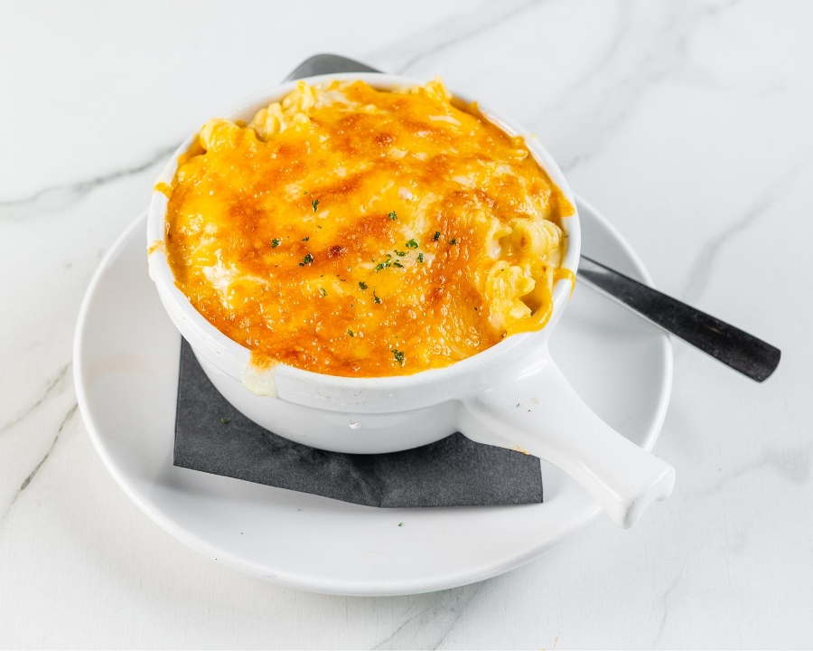 HH Baked Mac n' Cheese.