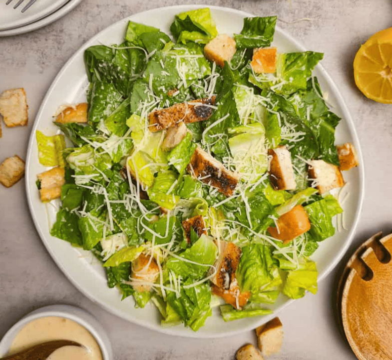 Chicken Caesar Salad.