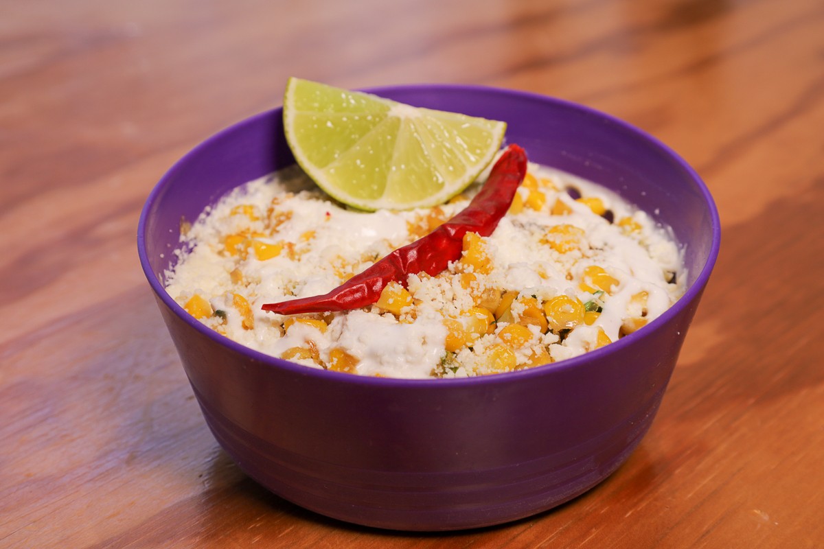 Esquites (Creamy Corn in a cup).