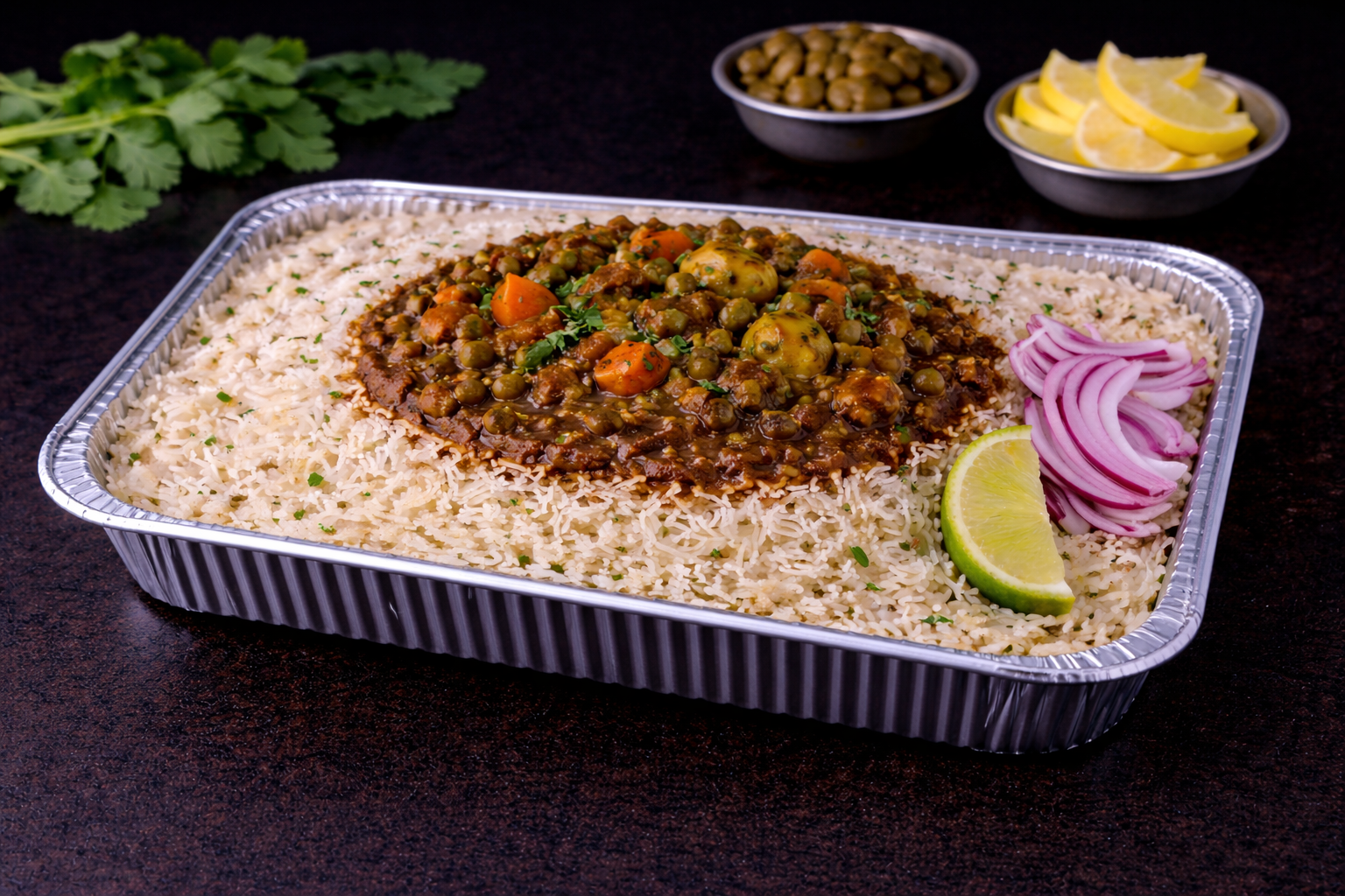 Family Pack Ulavacharu Vegetable Pulao (Horse Gram Vegetable Pulao).