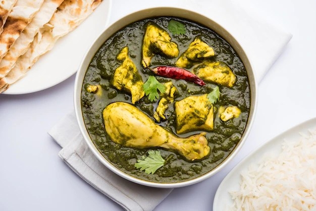 Saag Chicken.