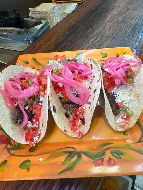 Steak Tacos.