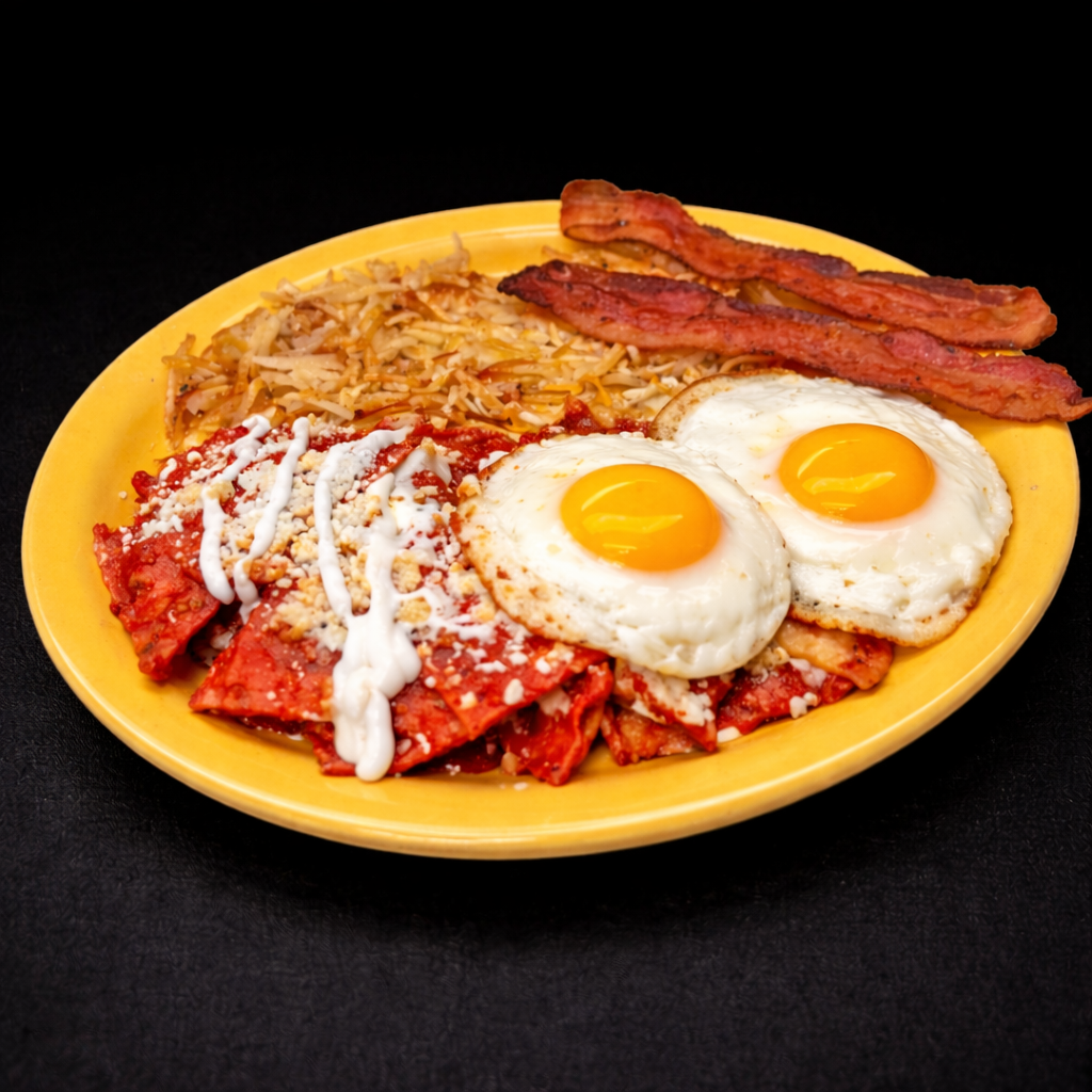 Bkfst Chilaquiles Rojos.
