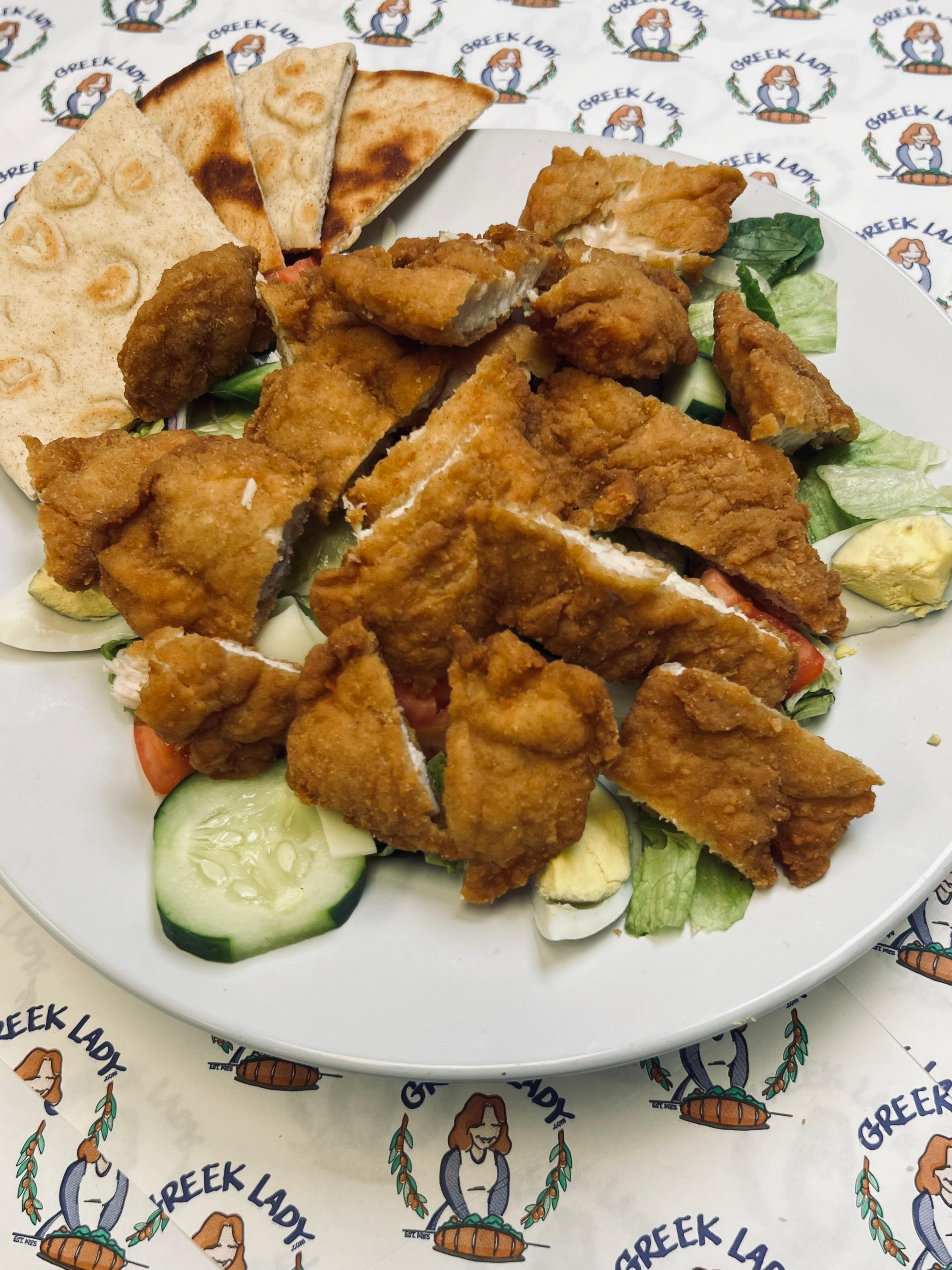 Chicken Finger Salad.