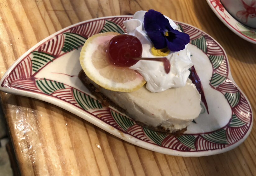 Hearty Vegan Date Cheesecake.