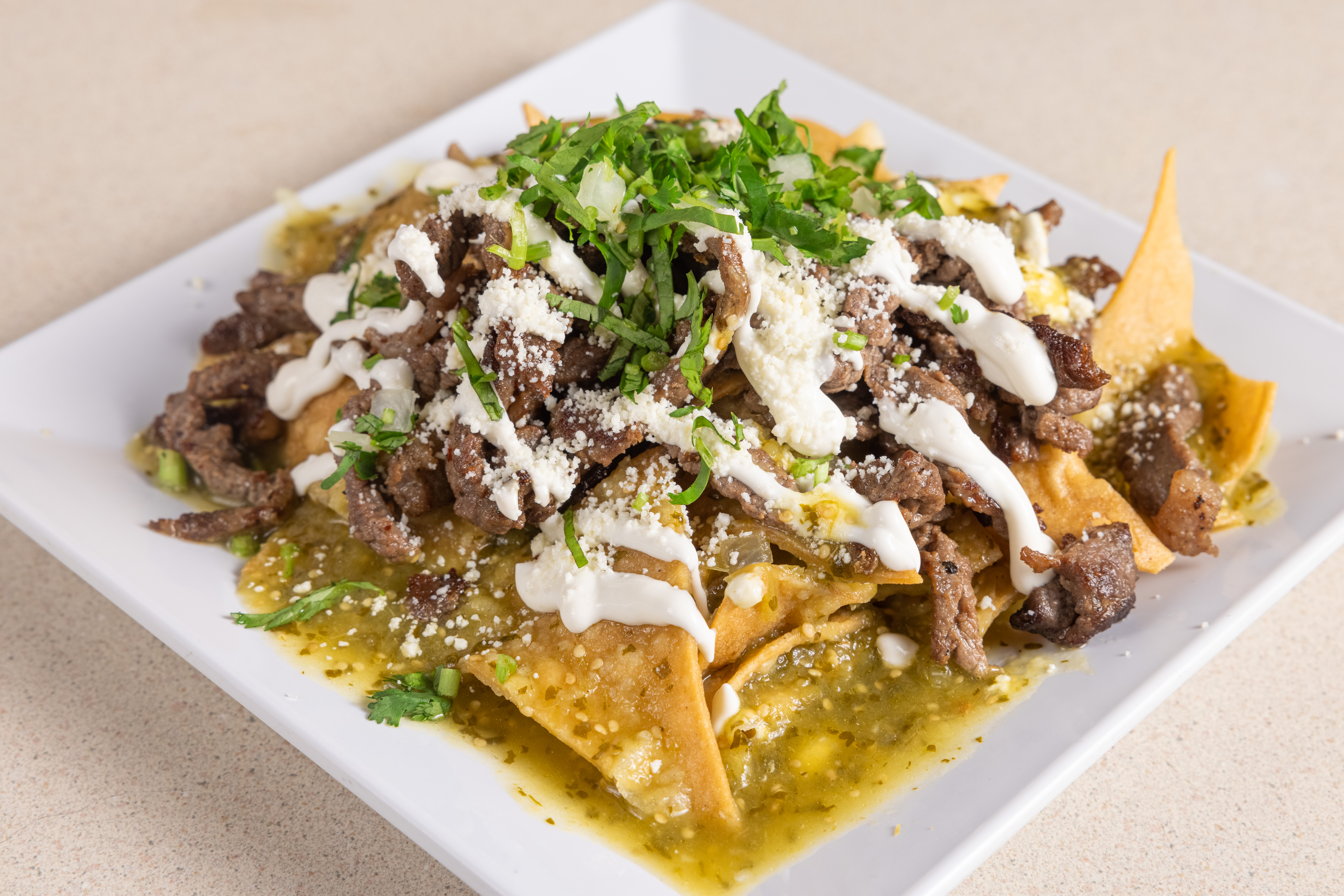 Steak Chilaquiles.