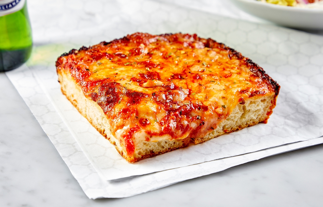 Cheese Sicilian Slice.