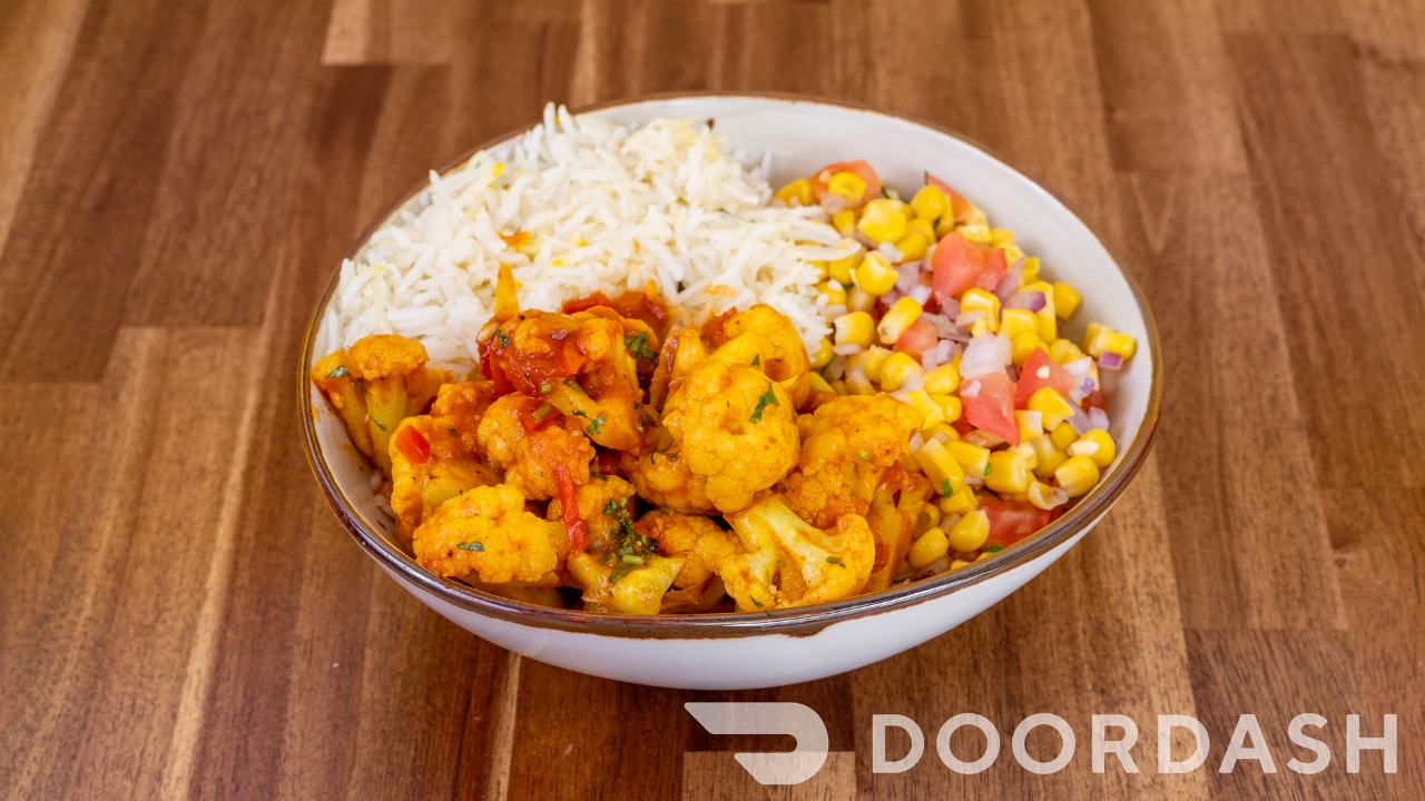 Cauliflower Masala Bowl.