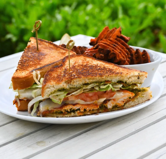 Chicken Pesto Sandwich.