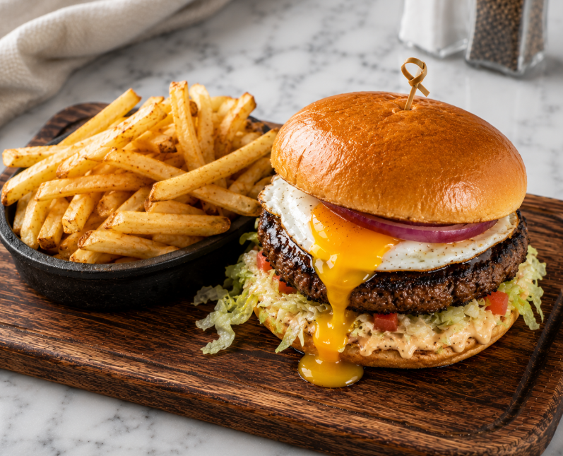 G's Famous Burger.