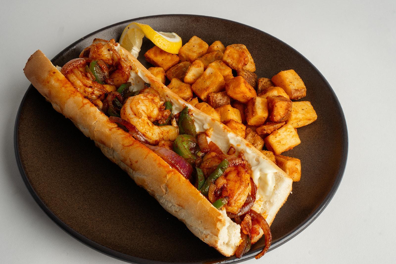 Spanish Shrimp & Pepper Bocadillos.
