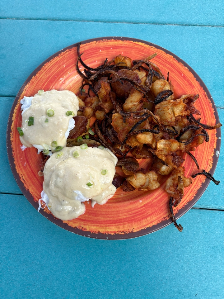 Fried Green Tomato Benedict.