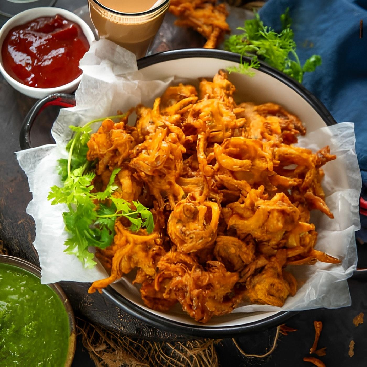 Onion Pakoda.