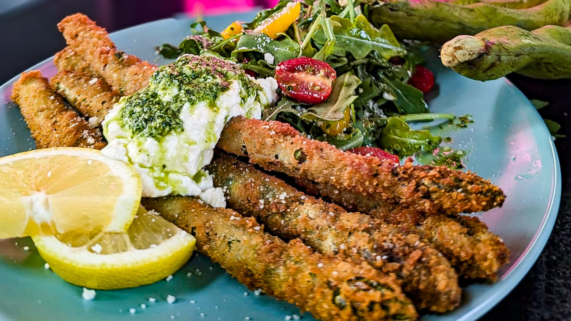 Crispy Parmesan Asparagus.