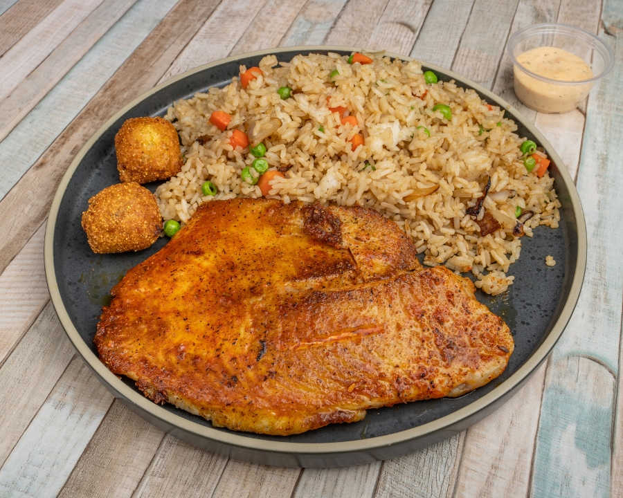 Grilled Tilapia Platter.