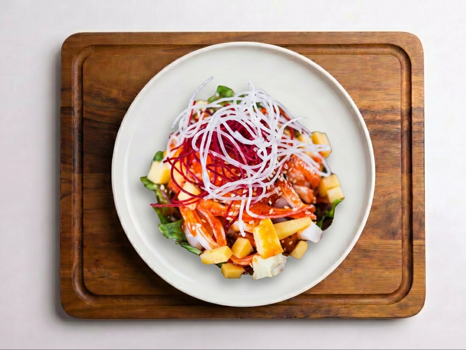 K-Town Sashimi Salad.