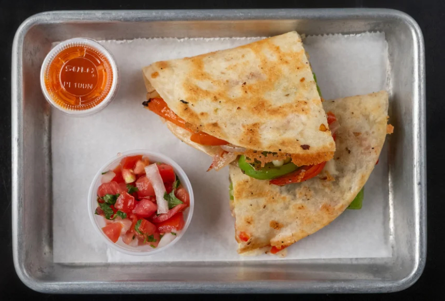 Veggies Quesadilla.