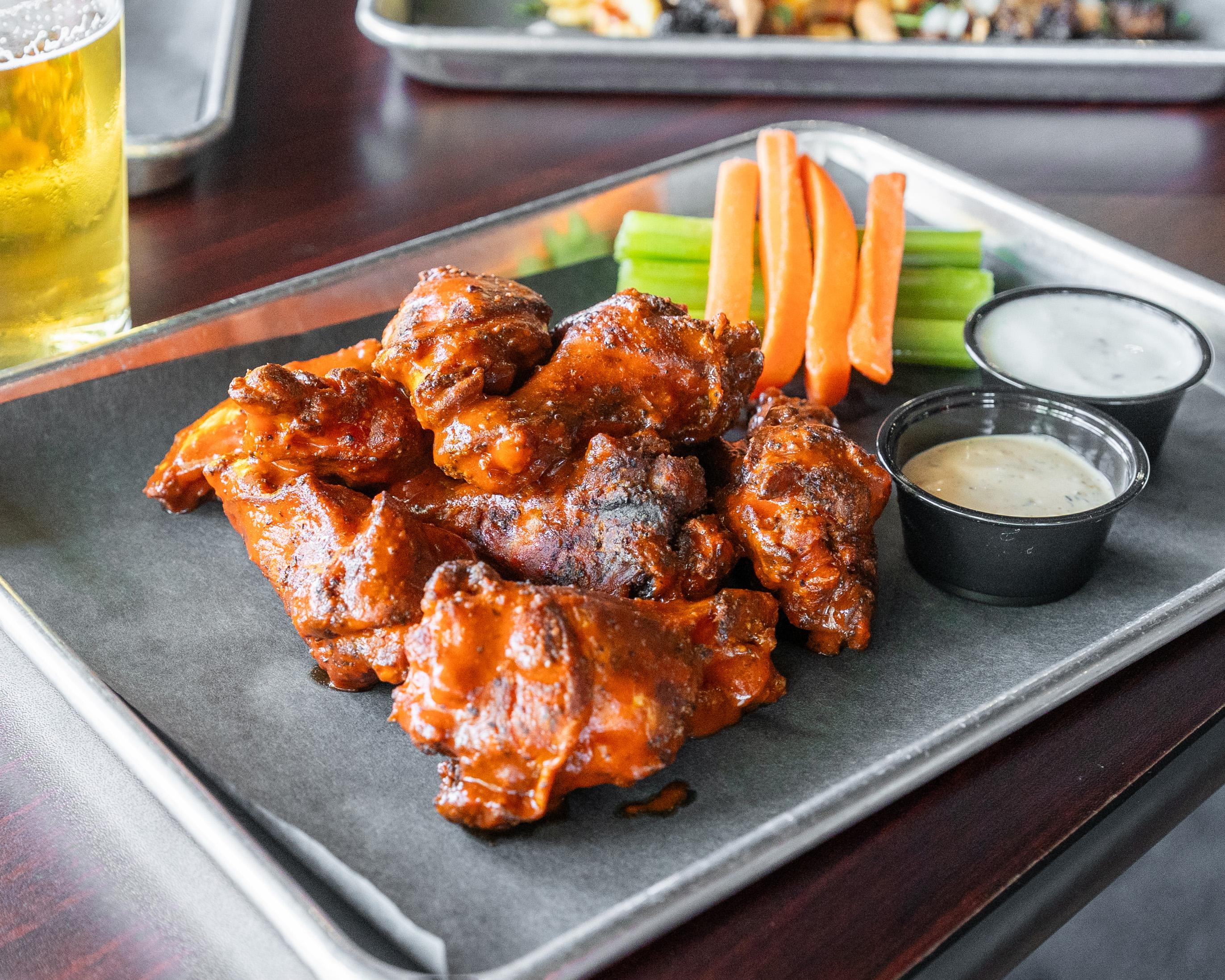 Smoked/Fried Chicken Wings (10).