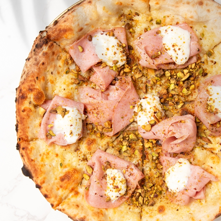 Mortadella Pizza.