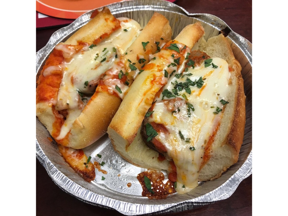 Meatball Parm Hero.