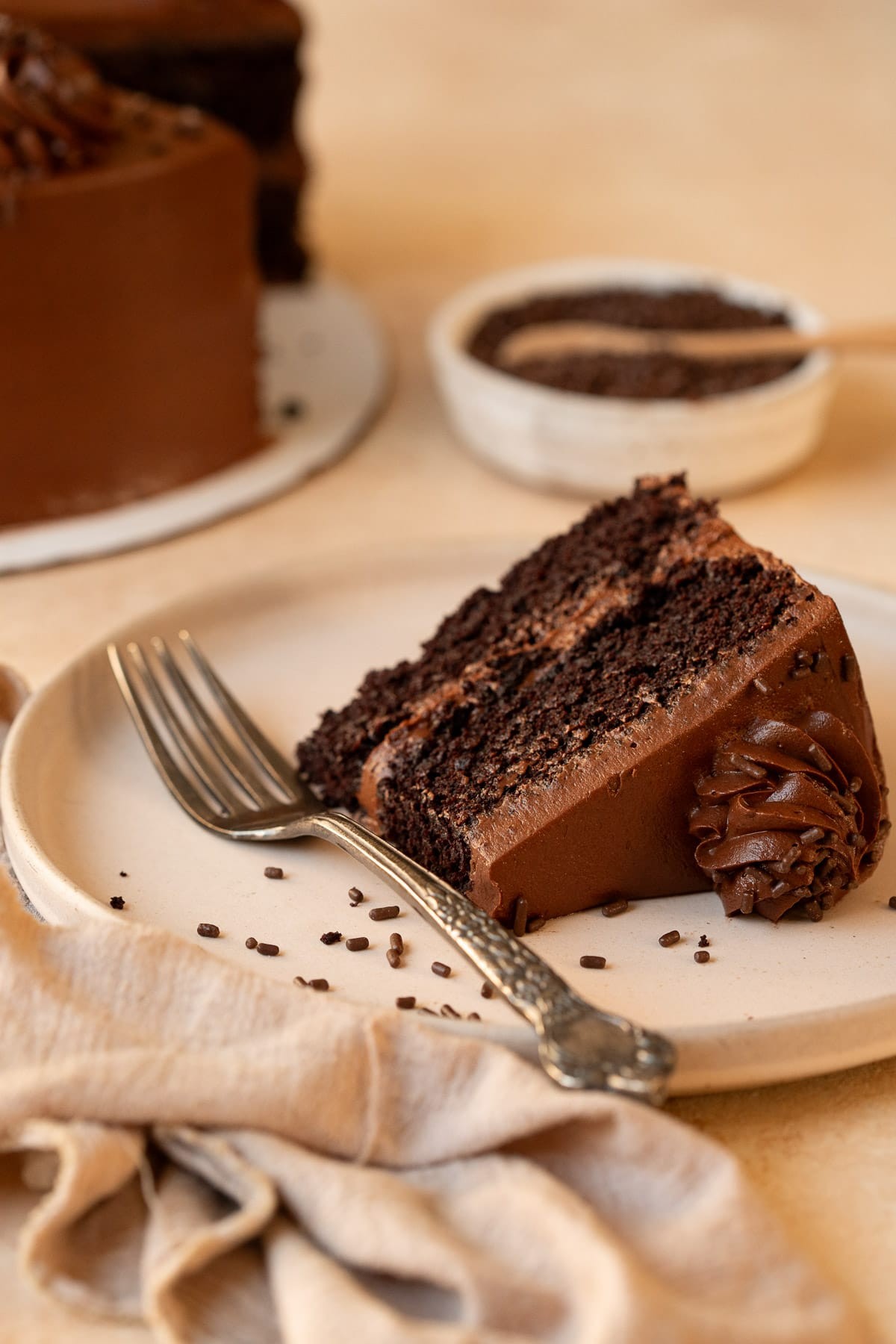Chocolate Fudge Cake.
