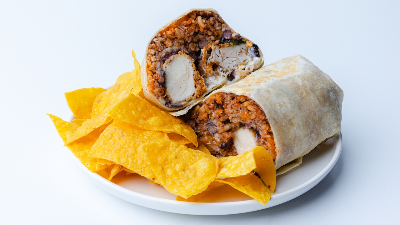 Mexi Style Burrito.