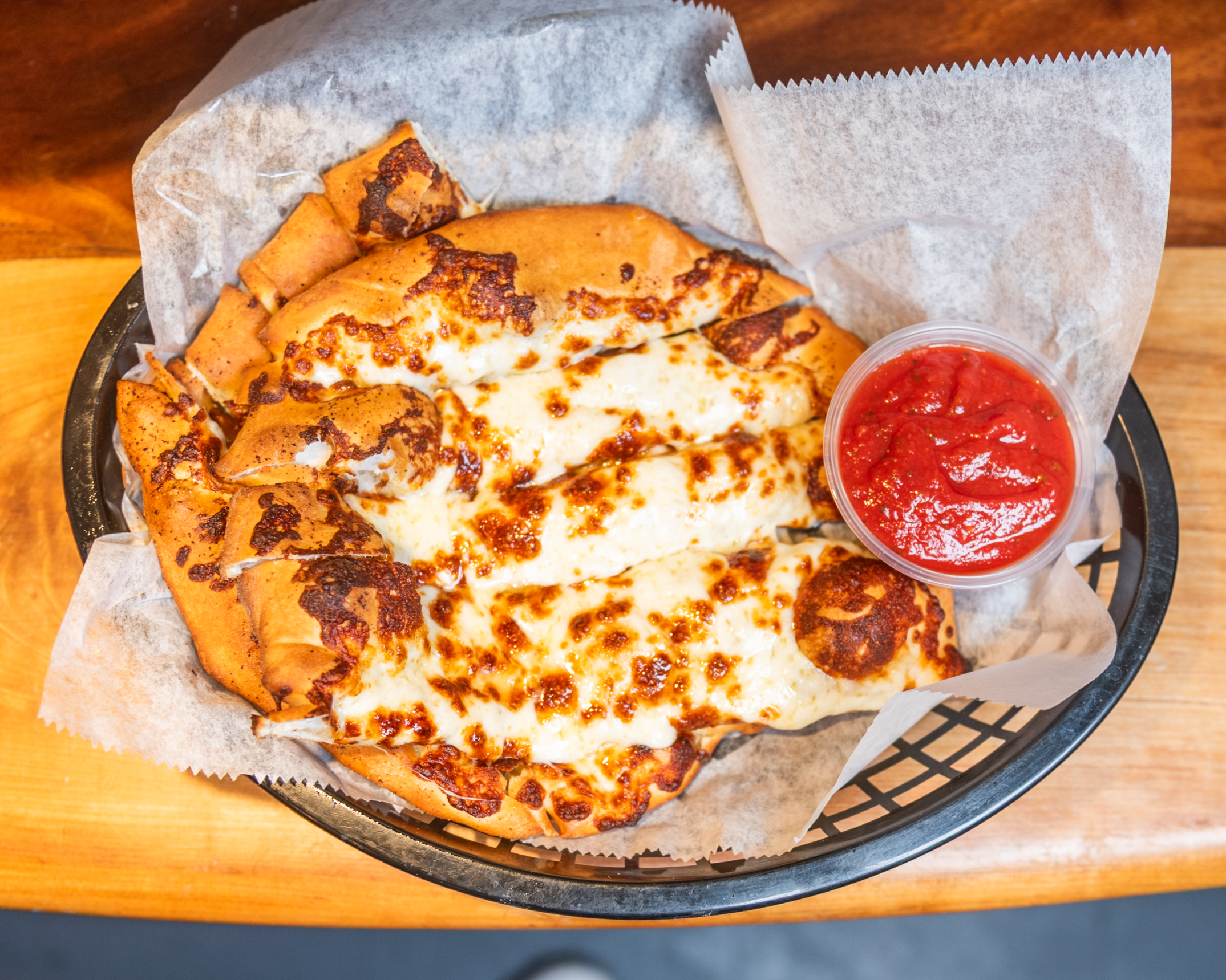Cheese & Garlic Breadsticks.