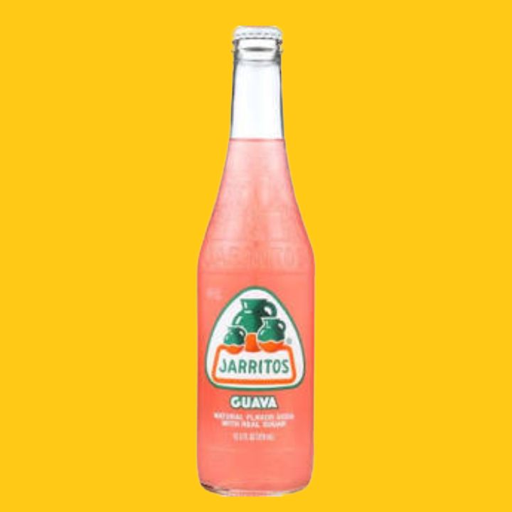 Guava Jarritos Bottle.
