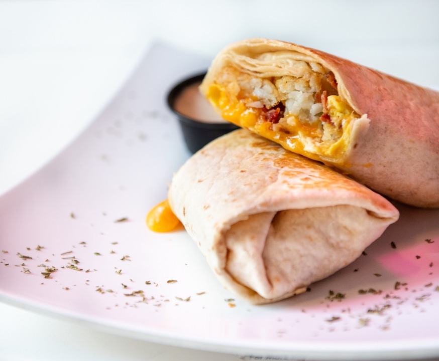 #56 Papillon Breakfast Wrap.