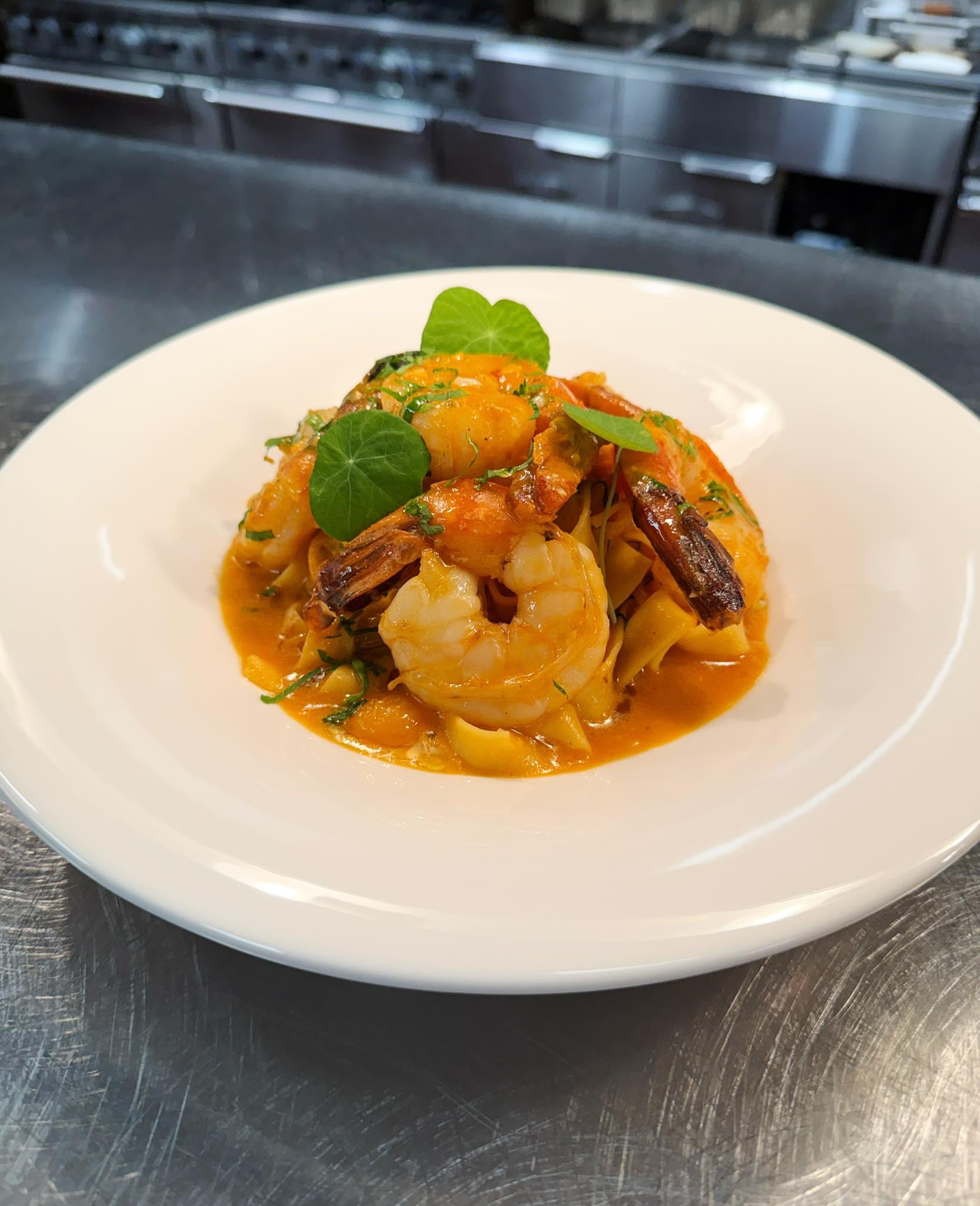 Fettucine Al Gamberi.