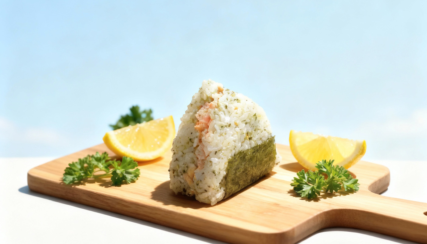 Ongiri (Grilled Salmon).