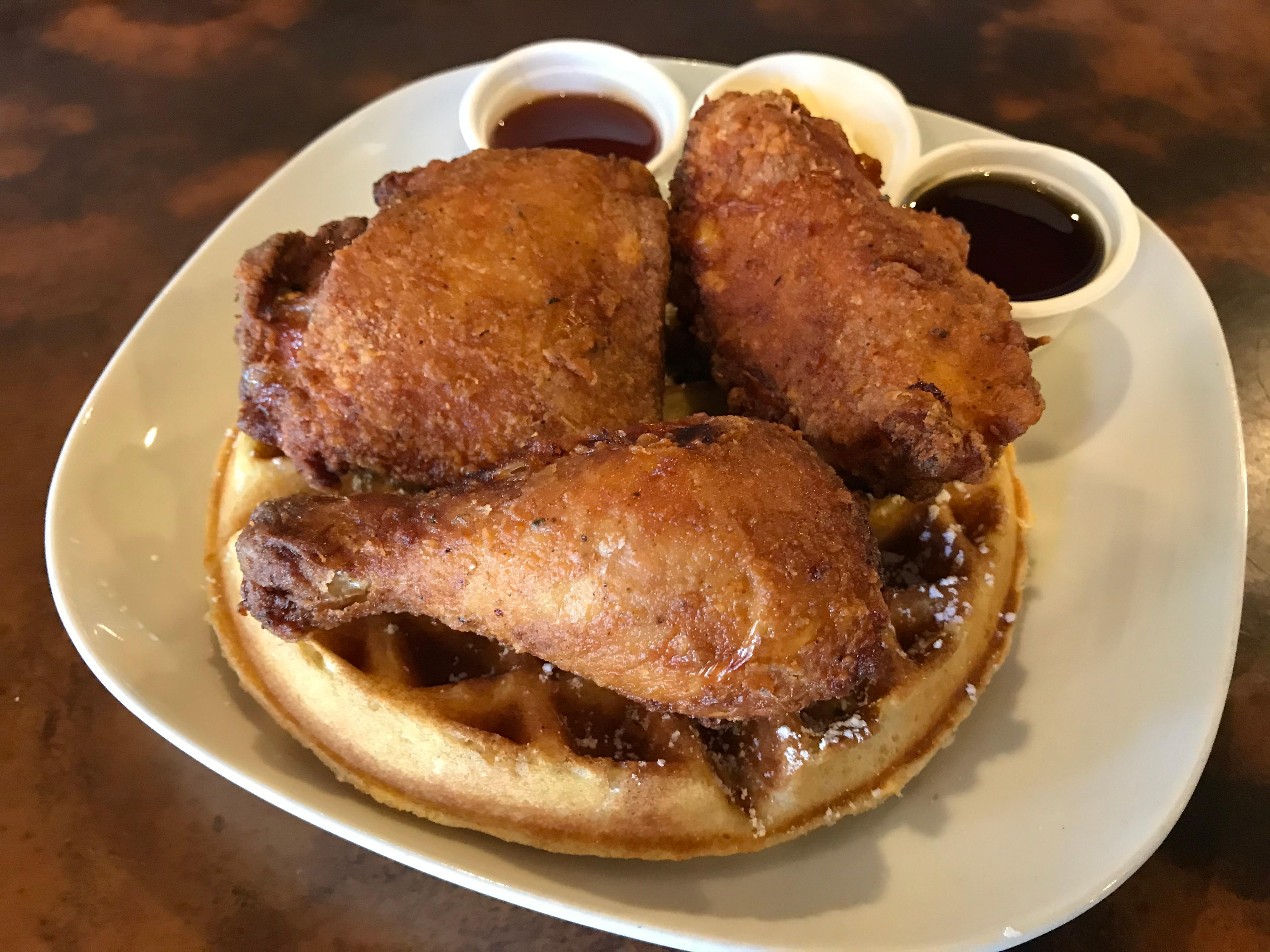 Fried Chicken & Corn Bread Waffles - Original.