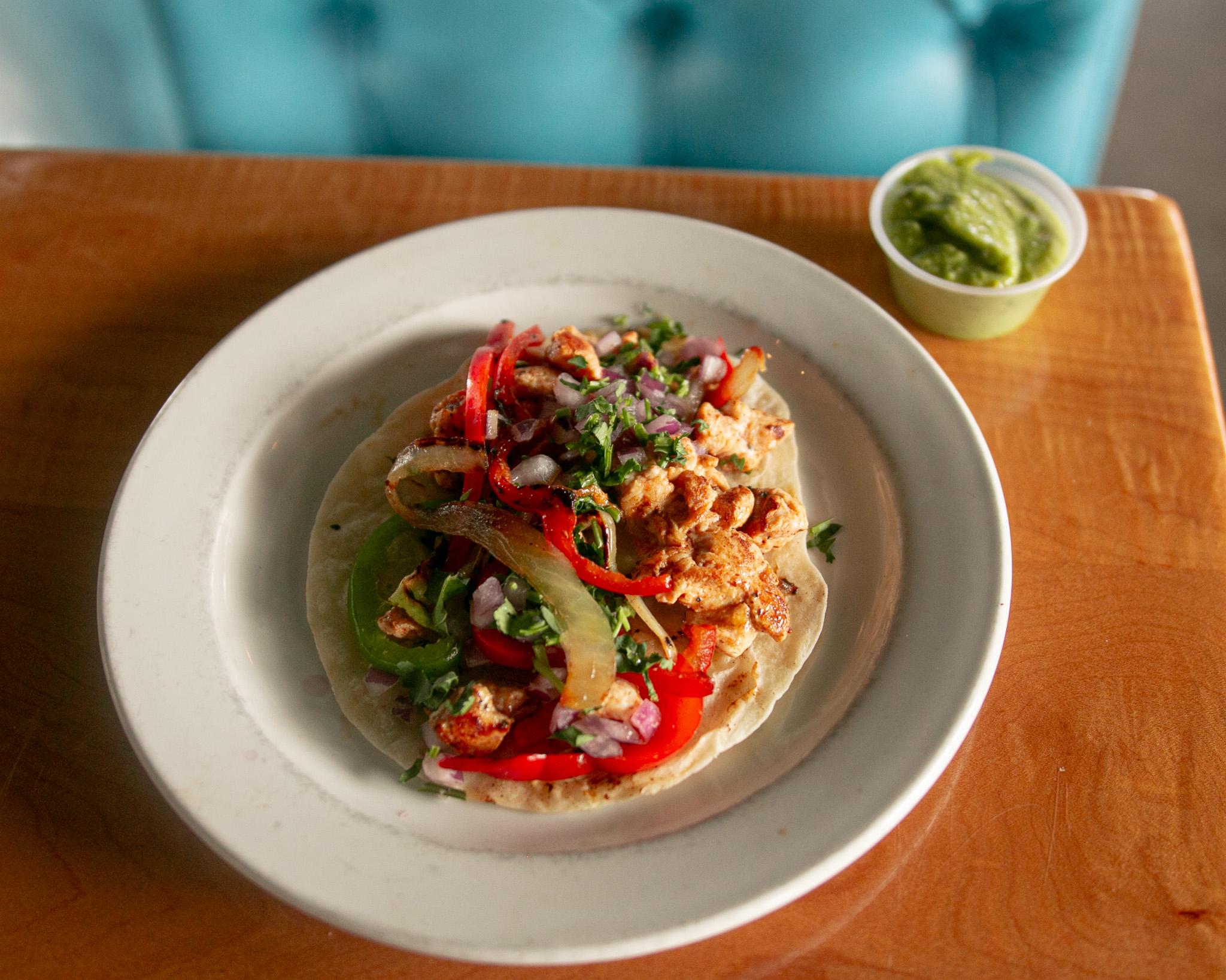 Chicken Fajita Taco.