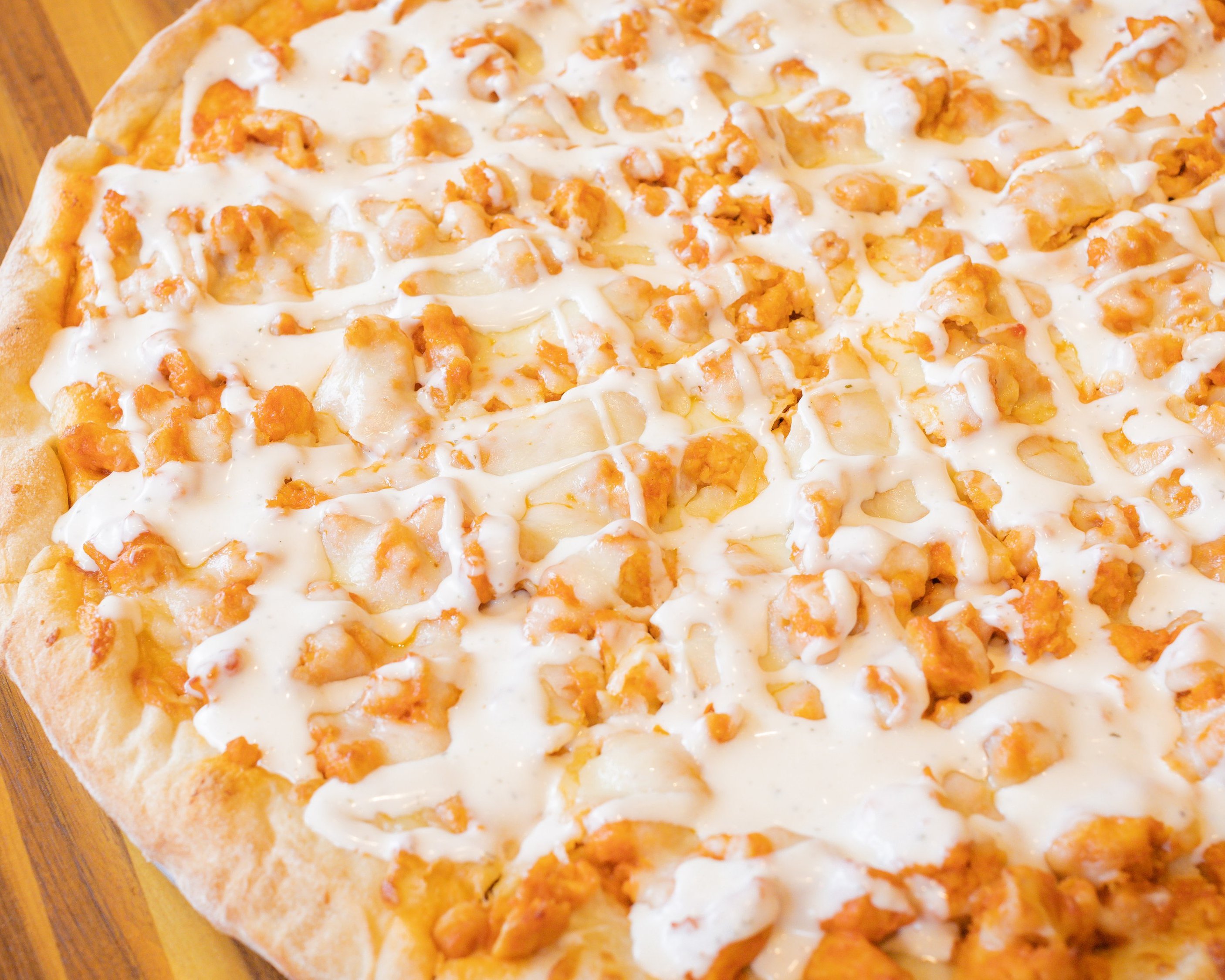 Buffalo Chicken Pizza.