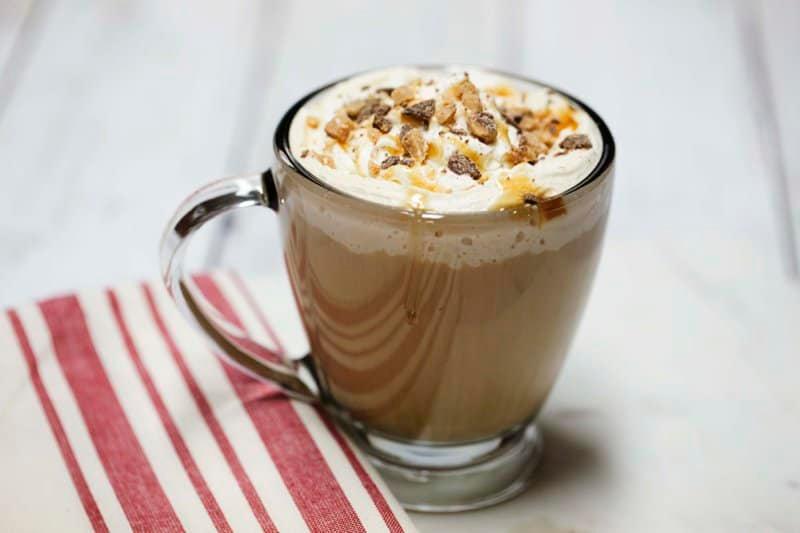 Chocolate Toffee Nut Latte.