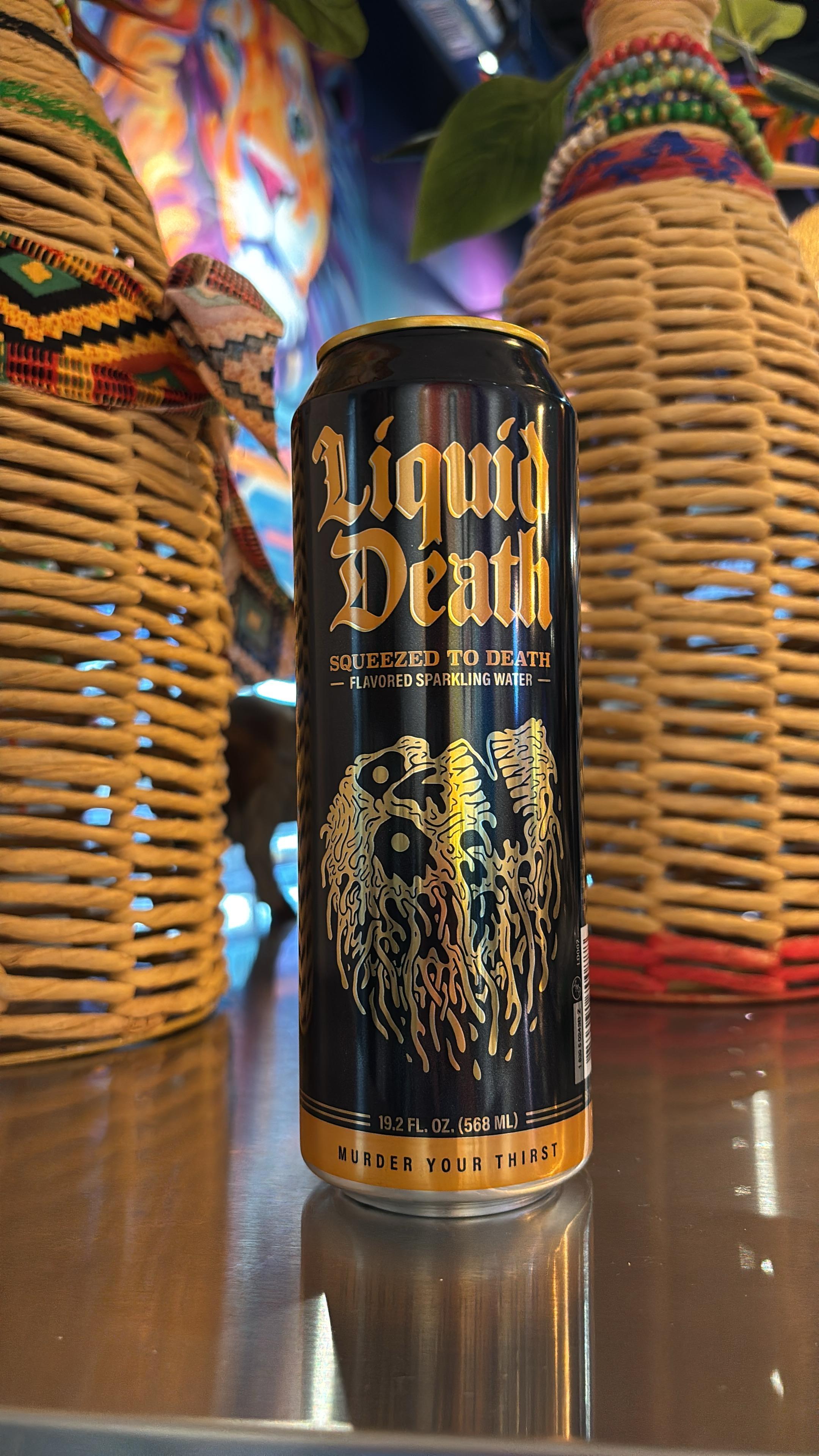 Liquid Death Squeezed to death.